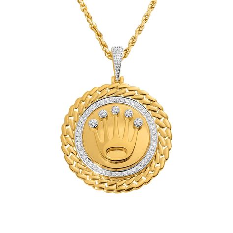 rolex necklace pendant|official rolex jewelers.